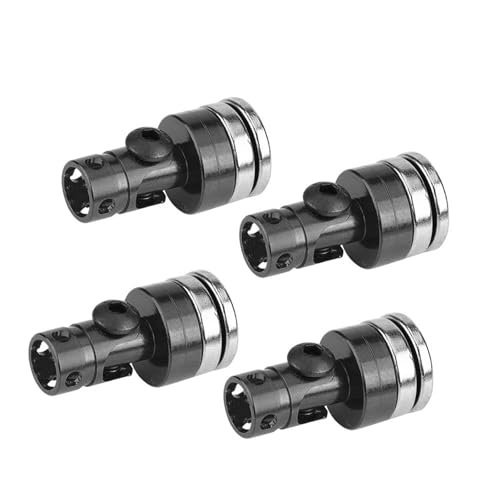 Acouto 4PCS Aluminium Magnetic Body Post Mount für SCX10 4 1 10 RC Car (Black) von Acouto