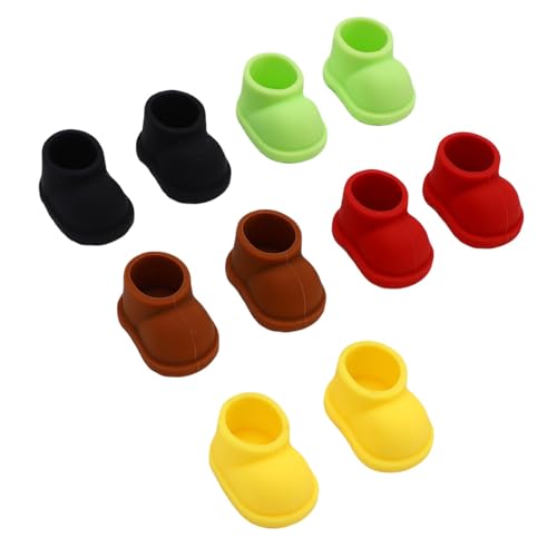 Acouto 5 Paar Puppenschuhe, Farbenfrohe Silikonstiefel für 17 cm Puppen, Leicht zu Tragen, 5 Lebendige Farben, mit Idealer Passform für Anwendbare 6,7 Zoll Acouto 5 Paar Puppenschuhe, Farbenfrohe Silikonstiefel für 17 cm Puppen, Leicht zu Tragen, 5 Lebendige Farben, mit Idealer Passform für Anwendbare 6,7 Zoll von Acouto