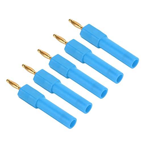 Acouto 5pcs Konvertieren Bananenstopfen Starke Konnektivität Gute Leitfähigkeit 2mm Bis 4mm Conversion Banana Pluggreen -Stecker -Steckdose für Exquisite Produkte Starke Umstellung Bananen Multi von Acouto