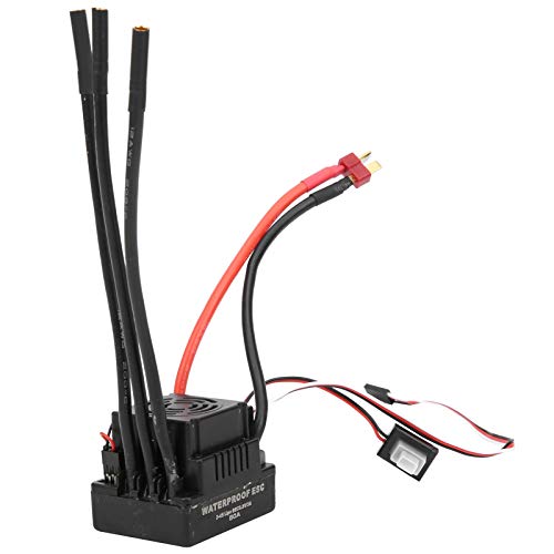 Acouto 80A Bürstenlose ESC Electric Speed ​​Controller -Zubehör für /8 RC -Karren Stecker Sensorlosen Motorisch Bürstenloser Accbrush ohne Escwaterfeste Bürstenlose EscelektrizitätsspeedControllerrc von Acouto