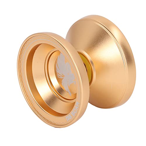 Acouto Aluminiumlegierung Professionell Nicht Reagierend Yoyo Golden Yoyo für die Koordination der Bewegung für Erwachsene/Kindergröße von Acouto