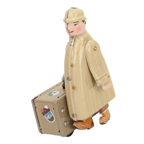 Aufziehbares Traveller-Spielzeug aus Weißblech, Sammlerstück, Verzierungen für die Erwachsenenkollektion, Heimbar-Dekoration Aufziehbares Traveller-Spielzeug aus Weißblech, Sammlerstück, Verzierungen für die Erwachsenenkollektion, Heimbar-Dekoration von Acouto