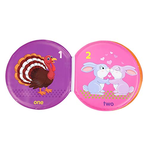 Acouto Baby Badbuch Tränenproof Wasserdichtes Spielzeug für Frühe Bildung, Babyparty -Kinderspielzeug für Badezeit, Eva -Material (Figur) von Acouto