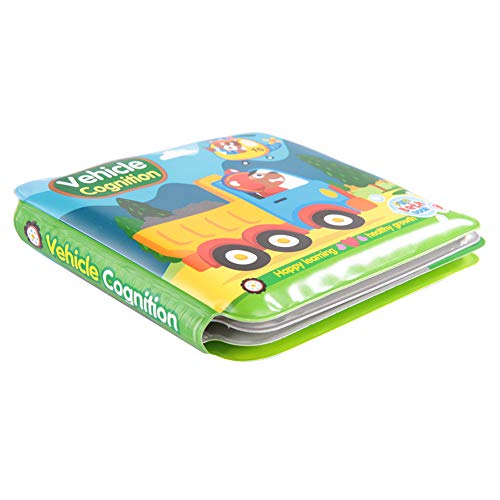 Acouto Babybad Wasserdichtes Buch Buntes Säuglingsduschenspielzeug für die Badezeit, Erhöhen (Transport) von Acouto