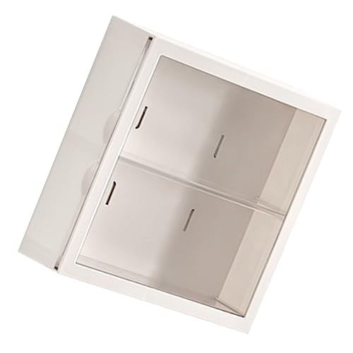 Acouto Blinde Box -Figuren Zeigen Hülle Wandmontierte Showcase Intime Figuren Handwerksmessen Nachbarmaterial PS PS (White) von Acouto