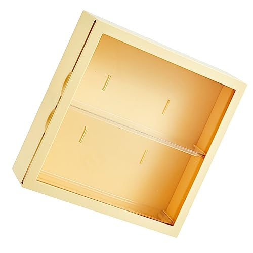 Acouto Blinde Box -Figuren Zeigen Hülle Wandmontierte Showcase Intime Figuren Handwerksmessen Nachbarmaterial PS PS (Yellow) von Acouto