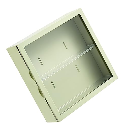 Acouto Blinde Box -Figuren Zeigen Hülle Wandmontierte Showcase Intime Figuren Handwerksmessen Nachbarmaterial PS PS (dunkelgrün) von Acouto
