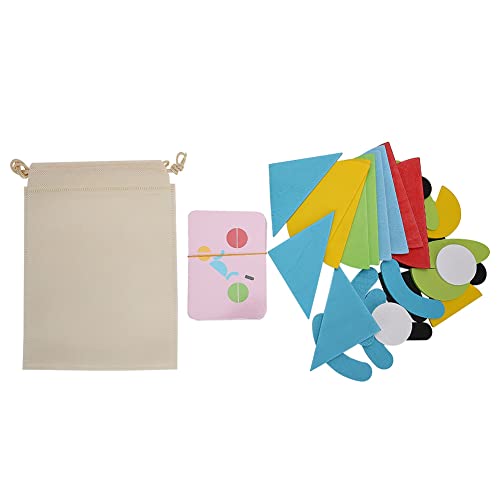 Acouto Block Spielzeug, Umweltfreundliche Kinder Spaß Puzzle, Kinder Spielzeug Für Zuhause Mit Aufbewahrungstasche Acouto Block Spielzeug, Umweltfreundliche Kinder Spaß Puzzle, Kinder Spielzeug Für Zuhause Mit Aufbewahrungstasche von Acouto