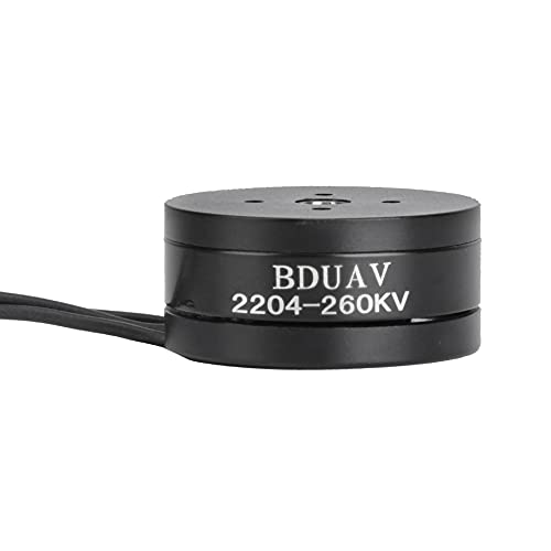 Acouto Bürstenloser Motor für den Außenbereich, 260 KV, Bürstenloser Motor für Kamera, RC-Drohnen, Zubehör, Bldc-Motor, Bürstenloser Motor für Drohnen ((2204)) von Acouto