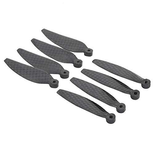 Acouto Carbon -Propeller -Ersatzzubehör für 2 Drohnen und Effizienz Hoher Reliabilit Kohlefaser Propeller Bladepreller Bladepreller Ersatzdurchmesser von Acouto