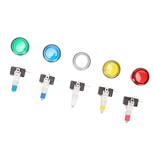 Acouto DIY Game Post Rapt mit LED-Lichtern, 5 Farben, selbstverunreinigende Farben mit Mikroschaltern, ergonomisch, rot/gelb/weiß/grün/blau, ideal für Spiele Acouto DIY Game Post Rapt mit LED-Lichtern, 5 Farben, selbstverunreinigende Farben mit Mikroschaltern, ergonomisch, rot/gelb/weiß/grün/blau, ideal für Spiele von Acouto
