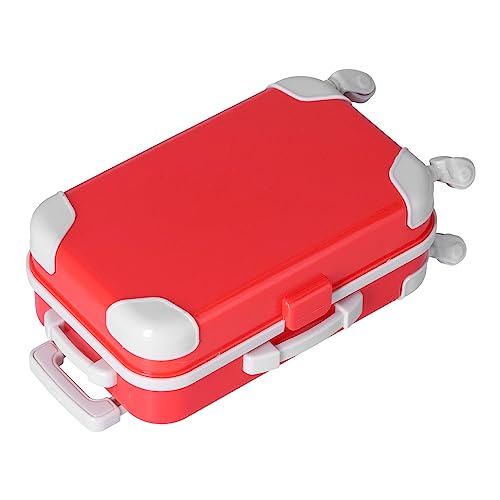 Acouto Die Umfrage Folgt Exquisite Lebendige Tragbare Zubehör für Kinderrollenspiele (PJ-459-07 Trolley Box Big Red) von Acouto