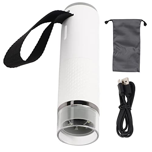 Acouto Digitalmikroskop 50x-1000x Vergrößerung HD Tragbares Handheld -Taschenmikroskop mit LED -Weißabstandsmuster Leicht Vergrößerung 1000x Definition Hohe Mikroskope (White) von Acouto
