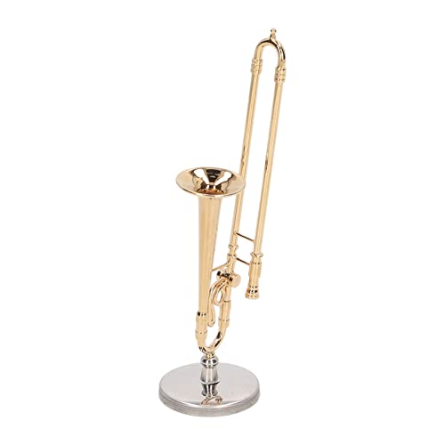 Acouto Dollhouse Musical Instruments Modell Feines Verarbeitung Mini -Posaune -Modell für Dollhouse Decor Acouto Dollhouse Musical Instruments Modell Feines Verarbeitung Mini -Posaune -Modell für Dollhouse Decor von Acouto