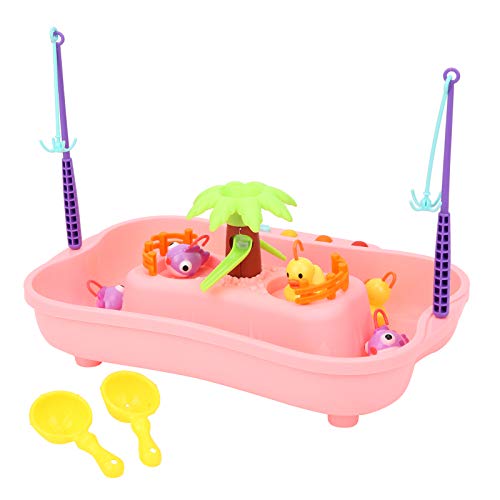 Acouto Eltern-Kind Interactive Electric Fishing Game Toy für, Rotatable-Hakenfischereispielzeug mit Musik und Leichten Effekten, Bildungsfischerei-Fangspiel ((Pulver: 888-58 Tiefes Pulver Acouto Eltern-Kind Interactive Electric Fishing Game Toy für, Rotatable-Hakenfischereispielzeug mit Musik und Leichten Effekten, Bildungsfischerei-Fangspiel ((Pulver: 888-58 Tiefes Pulver von Acouto
