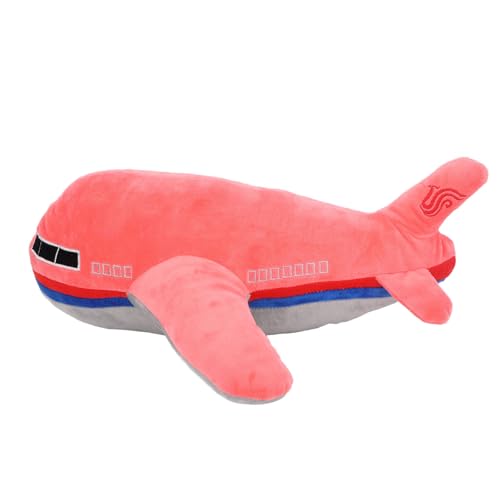 Acouto Gefüllte Flugzeug P Spielzeug Entzückende Weiche Bequeme Spielzeugflugzeugkissen für Dekoration für das Heimsofa Rosa Gefülltes Flugzeug P ToysAirplane Toyairplane Modell Toyairplane von Acouto