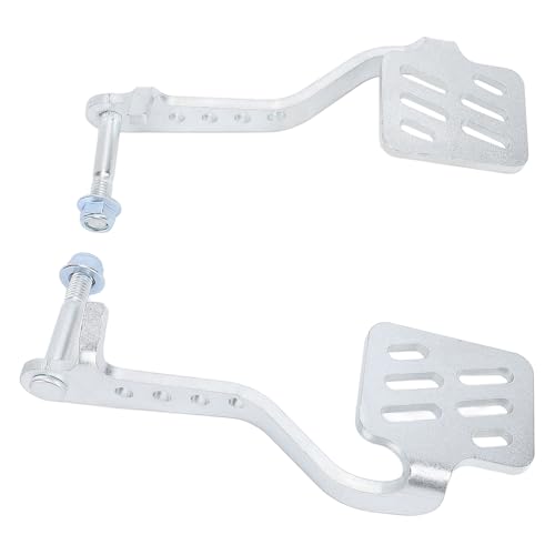 Acouto Go Kart Drosselklappe Fußpedalbremsbrems -Pedal -Kit Stahlkonstruktion Verzinkte Oberfläche mit Traktionsmuster für Rennen Drift Trike Vintage Typ Go Kart Ersatz von Acouto