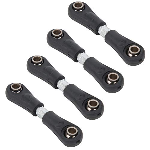 Acouto Krawatte mit Hochwertiger Lenkerkrawatte für 1/10 RC Flat Car - Black Metallmaterial - Einfache Installation - Ideal für Fernbedienungs -Autoventilatoren (42-50) von Acouto