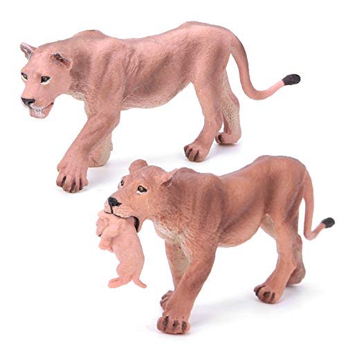 Acouto Löwin Spielzeug Lebensechtiges Tiermodell für Frühkindliche Bildung für Kinderzimmerdekoration Plastik 2 Packung Geeignet Acouto Löwin Spielzeug Lebensechtiges Tiermodell für Frühkindliche Bildung für Kinderzimmerdekoration Plastik 2 Packung Geeignet von Acouto