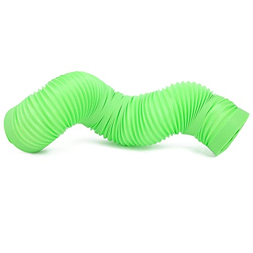Acouto Mini Pet Tunnel Spielzeug Faltbarer Tunnel für Nerz Meerschweinchen, Erweiterbarer Spieltunnel für Groundhog Hedgehog Chinchilla (Green) von Acouto