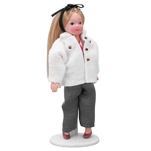 Acouto Miniatur -Keramikpuppen Menschen Lebensechtiges Mini Girl -Doll für 1/12 Skala Puppenhausanzeige Acouto Miniatur -Keramikpuppen Menschen Lebensechtiges Mini Girl -Doll für 1/12 Skala Puppenhausanzeige von Acouto