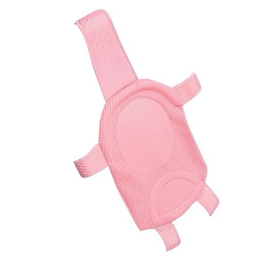 Acouto Neugeborenes Filet, das mit Dem Design der Sicherheitsschleife Einstellbar Ist, Schnell Maschenstaub Abtropfen, Geeignet für Babybad, Rosa Babystuhl (1 Anzug) (PINK) von Acouto