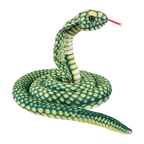 Acouto P Snake Puppe Weich Bequemes Kissen P Gefüllte Schlangepuppe für Grüne Snake Dol Snaketoy Snakep Toik Stoffedrifizing Toy Ist Gefertigtes Baumwolle. (Green) von Acouto