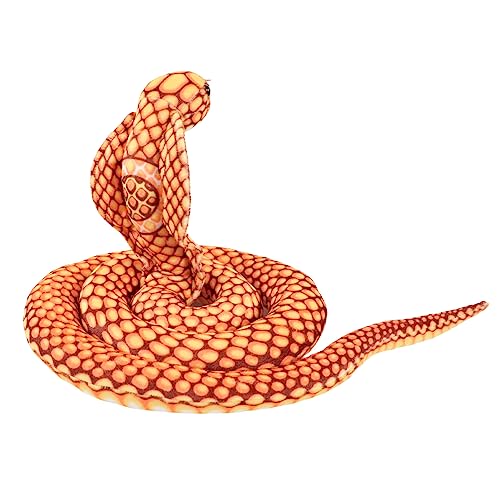 Acouto P Snake Puppe Weich Bequemes Kissen P Gefüllte Schlangepuppe für Grüne Snake Dol Snaketoy Snakep Toik Stoffedrifizing Toy Ist Gefertigtes Baumwolle. (Yellow) von Acouto