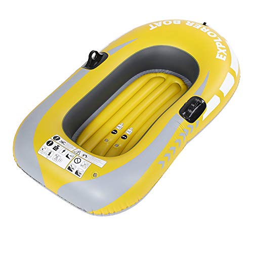 Acouto PVC Aufblasbare Kajak -Kanu -Person Ruderboot Fischerei Drifting Taucher Aufblasbar Bootinflatable Bootinflatable Kayakinflatable Kanoeinflatable Person Boot von Acouto