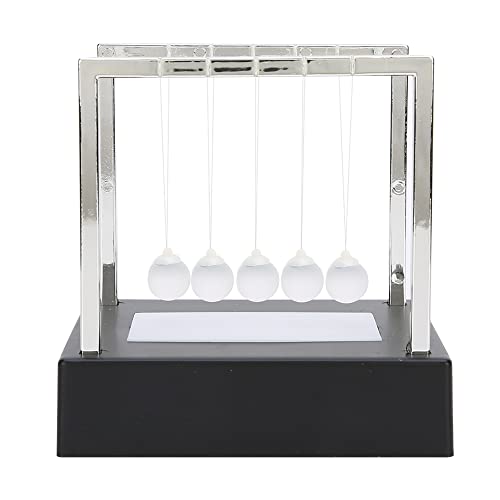 Acouto Pendelball of Shiny Artistmain Decoration for Home and Study Gifts Tool's Toy Science Tool (Newton Ball Trumpet Black) von Acouto