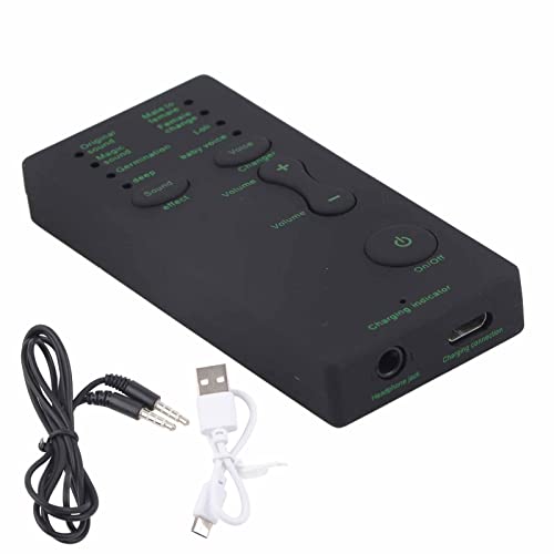 Acouto Portable Voice Changer -Gerät, 7 Sprachänderungen Voice Converter für Online -Spiele, Steck und Spielen Sprachwechsler für Tablet Acouto Portable Voice Changer -Gerät, 7 Sprachänderungen Voice Converter für Online -Spiele, Steck und Spielen Sprachwechsler für Tablet von Acouto
