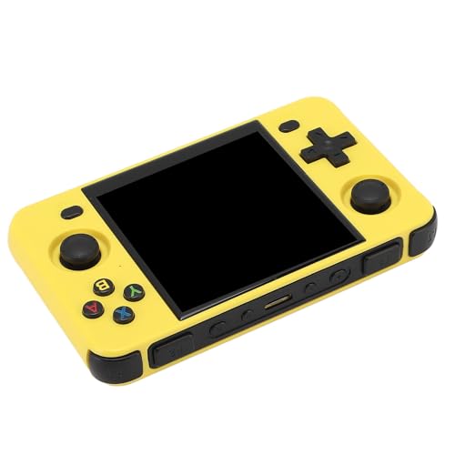Acouto R40S Handheld Retro Game Console 4 Zoll Bildschirm 720x720 Game Player Unterstützt 11 Emulator 4000mAh (16g und 128g) von Acouto