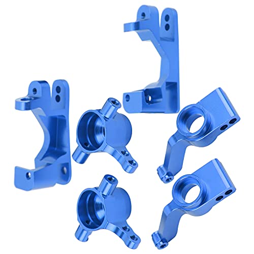 Acouto RC -Aluminiumlenkungsblöcke Caster Blöcke C Hubs Stubachsesträger für Schrägstrich 4x4 TSM /10 RC Carblue Hergestellt Hochwertig, von Denen Alle C -Hub Träger SetRC Lenkbecher Knöchel Lenkbar von Acouto