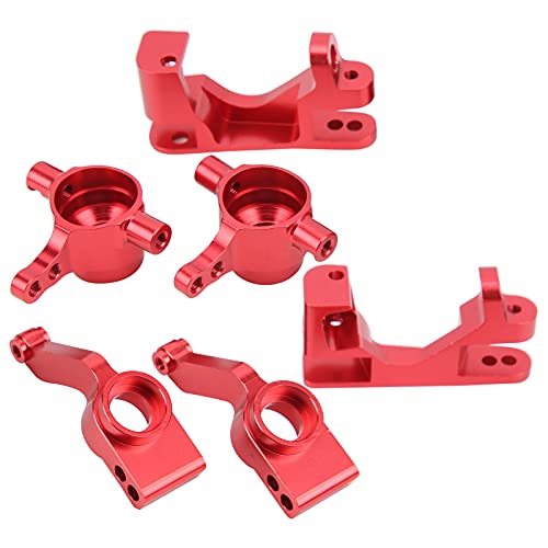 Acouto RC -Aluminiumlenkungsblöcke Caster Blöcke C Hubs Stubachsesträger für Schrägstrich 4x4 TSM /10 RC Carblue Hergestellt Hochwertig, von Denen Alle C -Hub Träger SetRC Lenkbecher Knöchel Lenkbar von Acouto