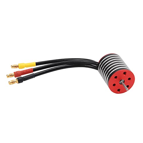 Acouto RC -Auto Bürstenloser Motor 2430 Aluminiumlegierung Kupfer 4 Pole Hochgeschwindigkeits -Bürstenloser Motor Austausch für /24/11 RC Auto 7200KV 4 12 Pole Design High Machinin Bürstenlos (7200KV) von Acouto