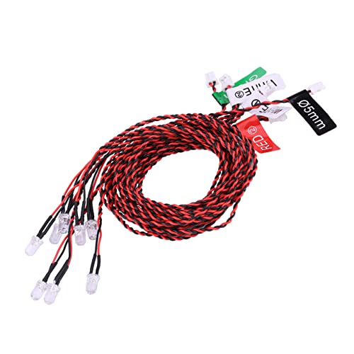 Acouto RC -Blitzlicht, 8 LED -Beleuchtungssystem -Kit mit 600 -mm -Kabellänge, Erkennungsfunktion mit Niedriger Spannung für RC -Flugzeug, Hubschrauber Acouto RC -Blitzlicht, 8 LED -Beleuchtungssystem -Kit mit 600 -mm -Kabellänge, Erkennungsfunktion mit Niedriger Spannung für RC -Flugzeug, Hubschrauber von Acouto