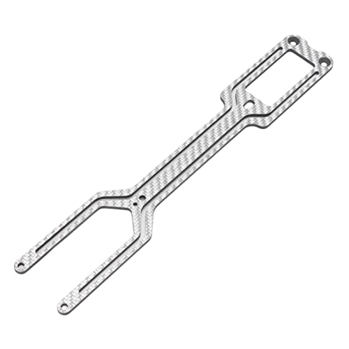Acouto RC Carbonfaser Oberdeck Feinverarbeitung für Yokomo YD2 Z -Driftauto, Leichtes Gewicht und Stabiles Fahren (Silbernes SSG) von Acouto