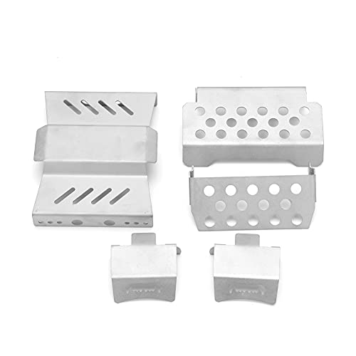 Acouto RC -Chassis -Armors Set Tragbarer Aufprall Edelstahl RC Chassisplatte Hohe Edelstahlqualität Easy EIN Chassis Armors SetRC Platers Acouto RC -Chassis -Armors Set Tragbarer Aufprall Edelstahl RC Chassisplatte Hohe Edelstahlqualität Easy EIN Chassis Armors SetRC Platers von Acouto