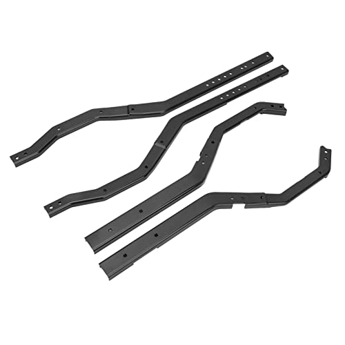 Acouto RC Chassis Frame Rails Professionelle Aluminiumlegierung Leichtes RC -Metallträger für SCX6 /6 -Auto Silber Rahmen Chassis von is Aluminu Frame Railsrc (Black) von Acouto