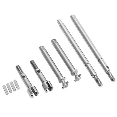 Acouto RC Edelstahl Vorderen CVD -Antriebswelle Getriebe Achse Antriebswelle für Jimny Xmykc01cm /16 RC -Auto Hoch Daraus Rostfrei Mehr Vorderen Hinteren CVD Hinten von Acouto