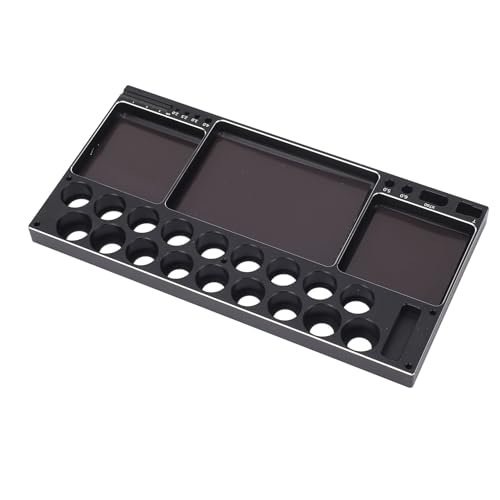 Acouto RC -Schraubendreher -Lagerregalhalter RC Werkzeuge Stand für Cars Trucks Drohnen Hubschrauber Flugzeuge Boote Material von Made Legierung IS Schraubendreher Organisationschraubendreiber (BLACK) von Acouto