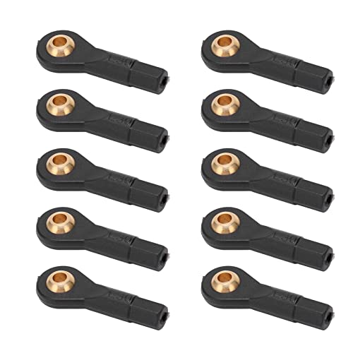 Acouto RC Spurstange Kugelkopf Verschleißfest Leicht für 1/10 1/12 Ferngesteuerte Autos Schwarzer Kunststoff 10 Stück Acouto RC Spurstange Kugelkopf Verschleißfest Leicht für 1/10 1/12 Ferngesteuerte Autos Schwarzer Kunststoff 10 Stück von Acouto