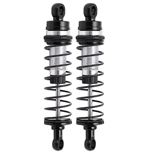 Acouto RC Vorderen Heck -Stoßdämpfer Reduzierung Vibration Aluminiumlegierung RC -Teile für Latrax Teton /18 Grün Die /18 für Heckabsorber Vorderen Heck Stoßdämpfer Vorne Hinten (Black) von Acouto