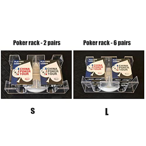 Acouto Rotierendes Kartentablett, Spielkartenhalter, Benutzerfreundlicher Organizer für Klassisches Poker, Canasta/Hand- und Fußspiele, Passend für die Meisten Kartengrößen für den Acouto Rotierendes Kartentablett, Spielkartenhalter, Benutzerfreundlicher Organizer für Klassisches Poker, Canasta/Hand- und Fußspiele, Passend für die Meisten Kartengrößen für den von Acouto