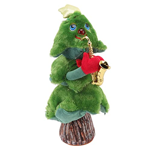 Acouto Singender, Tanzender Weihnachtsbaum, 8 Lieder, Elektrischer Singender Weihnachtsbaum für Weihnachtsbaumspielzeug, Gitarrenstumpf, Weihnachtsbaum, der Zum Lachen bringt. Acouto Singender, Tanzender Weihnachtsbaum, 8 Lieder, Elektrischer Singender Weihnachtsbaum für Weihnachtsbaumspielzeug, Gitarrenstumpf, Weihnachtsbaum, der Zum Lachen bringt. von Acouto