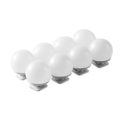 Acouto Spiegel Vordere Licht USB -Make -up Licht Color Dimmspiegel Nachfülllichter Nachfüllleuchten Leuchte Lightmirror Vordere Leuchten Make up Lightdimming Spiegel Lighttri Farben Dimming Mirro von Acouto