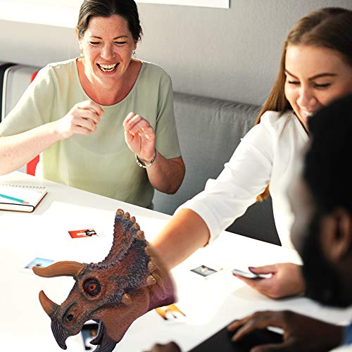 Acouto Spielzeug für die Hand, ideal für das weiche Material für die Interaktion zwischen Kindern (Tyrannosaurus Rex Dragon Head) von Acouto
