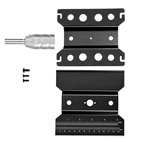 Acouto Stabile Modellauto -Reparaturstation Plattform Schließbare Rotation für 1/10 RC -Autos für DIY Enthusiasten Bequem (Black) von Acouto