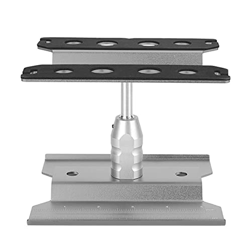 Acouto Stabile Modellauto -Reparaturstation Plattform Schließbare Rotation für 1/10 RC -Autos für DIY Enthusiasten Bequem (Ti-Farbe) von Acouto