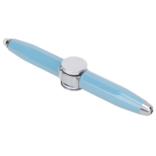 Acouto Stift Gyroscope Schreiben Tragbarer Stressabbau Finger Kugelschreiber mit LED -Licht für Schüler Hellgelbe Kugelwechsel Drehen Stift Extend B Penfinger Kugelschlepper Pennib Drehen (hellblau) von Acouto